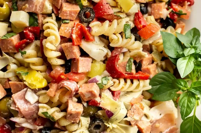 Hearty Italian Antipasto Pasta Salad
