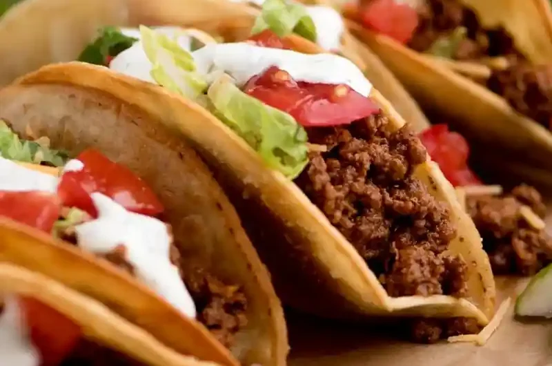 Authentic Homemade Ground Beef Tacos