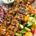 Authentic Shish Tawook Grilled Chicken Skewers