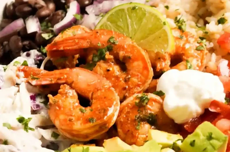 Zesty Baja-Style Shrimp Bowls with Cilantro Slaw