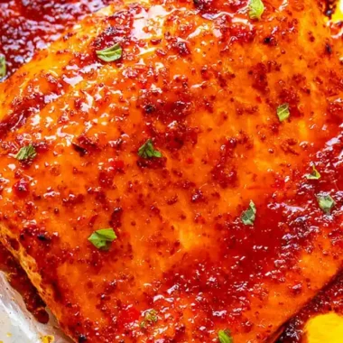 Sheet Pan Sweet Chili Salmon