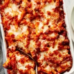 Creamy Baked Ziti with Italian-Style Beef Sausage