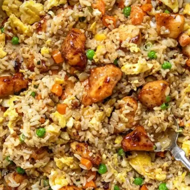 Spicy Sweet Bang Bang Chicken Fried Rice