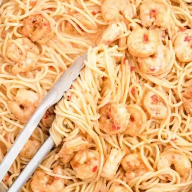 Creamy Bang Bang Shrimp Pasta