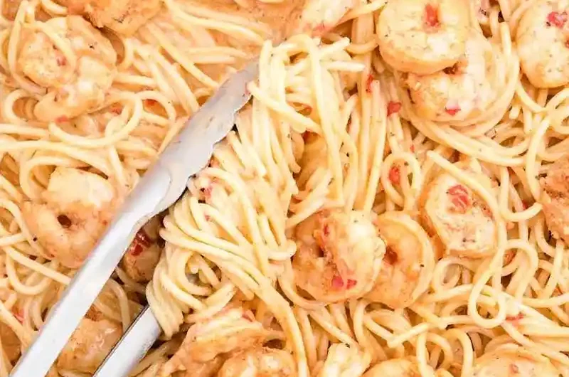 Creamy Bang Bang Shrimp Pasta