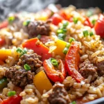 Beef and Rice Skillet