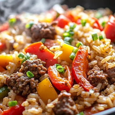 Beef and Rice Skillet