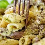 Beef Pesto Pasta