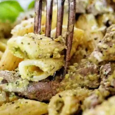 Beef Pesto Pasta