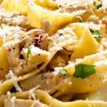 Creamy Chicken Carbonara with Beef Bacon