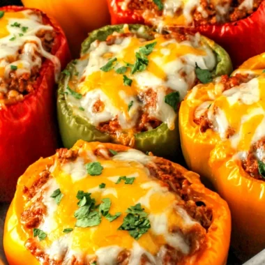 Classic Savory Stuffed Bell Peppers
