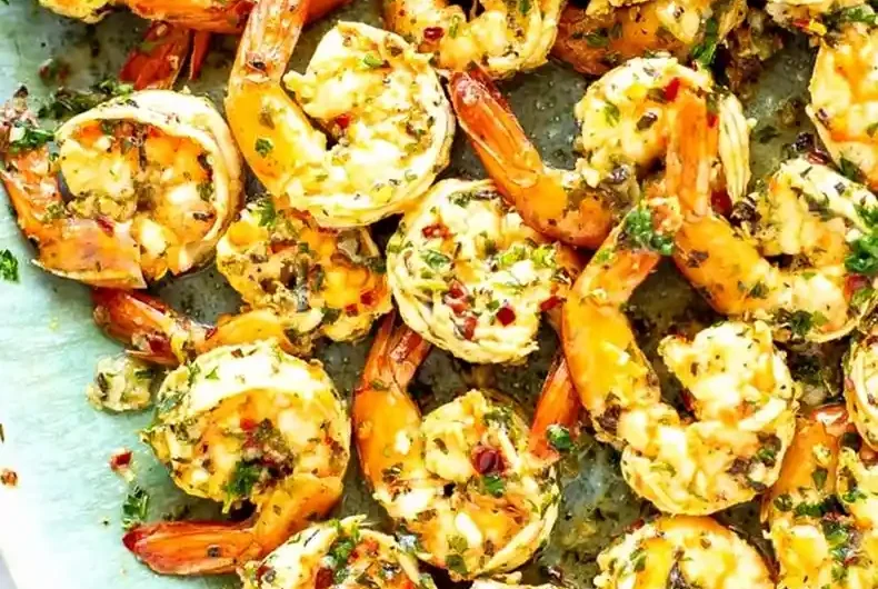 Zesty Garlic and Lemon Shrimp Marinade