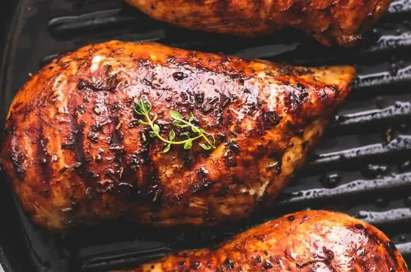 Juicy Balsamic Grilled Chicken