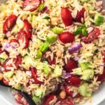 Best Greek Orzo Salad with Feta
