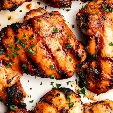 The Best Marinated Grilled Chicken Thighs