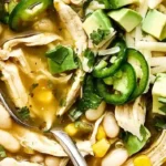 Hearty White Chicken Chili with White Beans and Corn