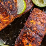 Savory Blackened Salmon with Lime