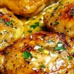 Creamy Garlic and Lemon Chicken Thighs