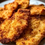 Golden Crispy Breaded Air Fryer Chicken