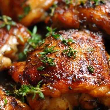 Brown Sugar Chicken Thighs