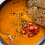 Roasted Butternut Squash and Red Pepper Soup