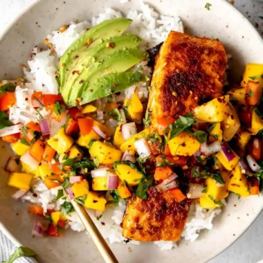 Cajun Spiced Salmon with Fresh Mango Salsa