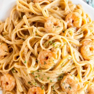 Creamy Cajun Shrimp Pasta