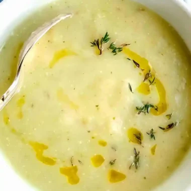 Creamy Celery and Leek Vegetable Soup