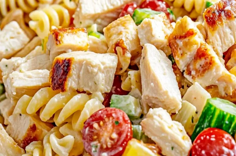 Zesty Chicken Club Pasta Salad for Summer Gatherings