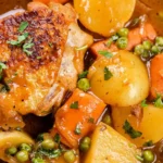 Hearty Dutch Oven Chicken Stew with Root Vegetables