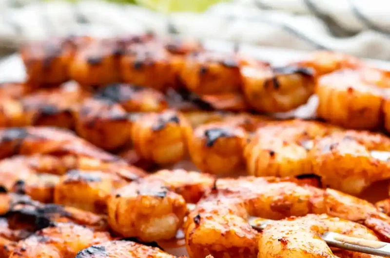 Grilled Chili Lime Shrimp Skewers