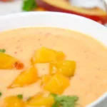 Cooling Creamy Peach Blender Soup