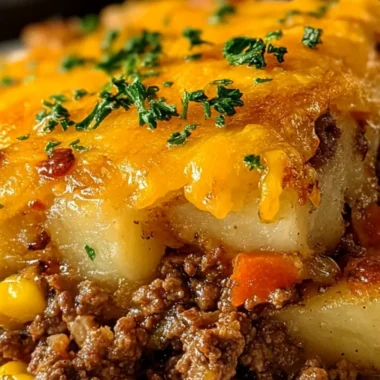 Hearty Ground Beef and Potato Casserole