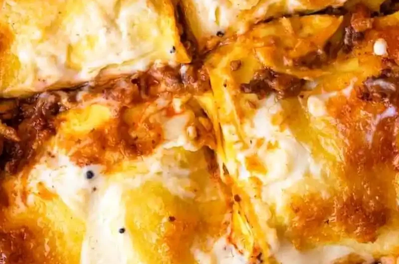 Traditional Italian Beef Lasagne with Bechamel
