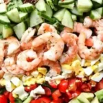 Zesty Cilantro Lime Shrimp Cobb Salad