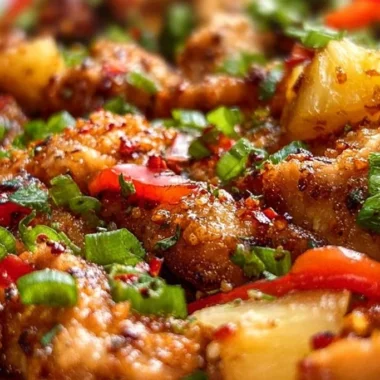 Tropical Hawaiian Chicken Sheet Pan Dinner