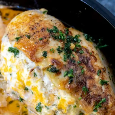 Green Chile Cream Cheese Stuffed Chicken Breast