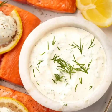 Creamy Dill Sauce for Salmon