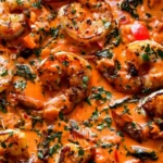 Creamy Garlic-Paprika Shrimp Skillet