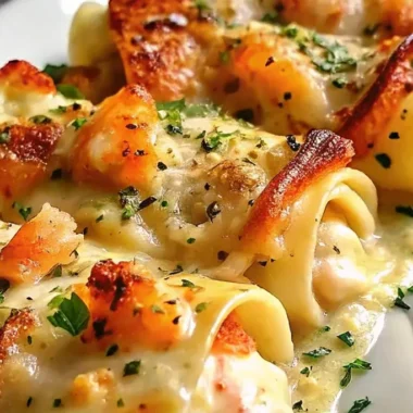 Cheesy Garlic Parmesan Shrimp Roll-Ups
