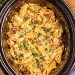 Slow Cooker Creamy Marry Me Chicken Pasta