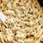 Slow Cooker Creamy Italian Chicken Pasta