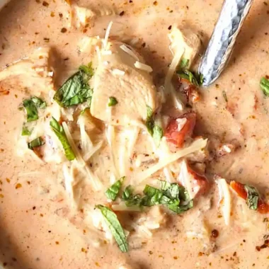 Creamy Sun Dried Tomato Chicken Soup