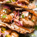 Crispy Baja Shrimp Tacos with Chipotle Mayo