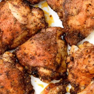 Crispy Oven-Roasted Chicken Thighs and Legs