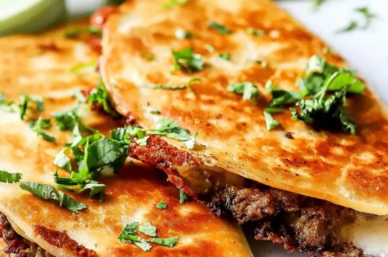 Crispy Ground Beef Tacos (With Cilantro Lime Crema)