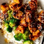 Pan-Seared Orange Salmon Bowls