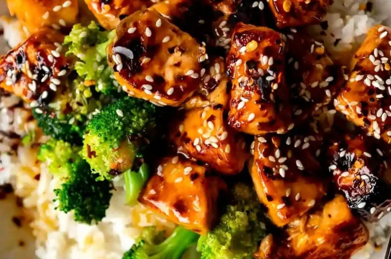Pan-Seared Orange Salmon Bowls