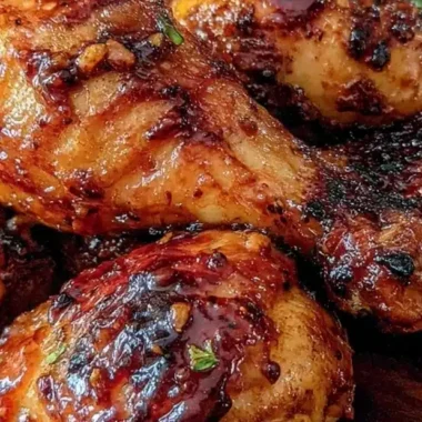 Crispy Oven-Baked Honey Garlic Chicken Drumsticks