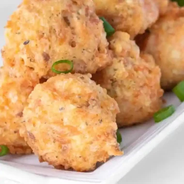 Crispy Golden Salmon Fritters